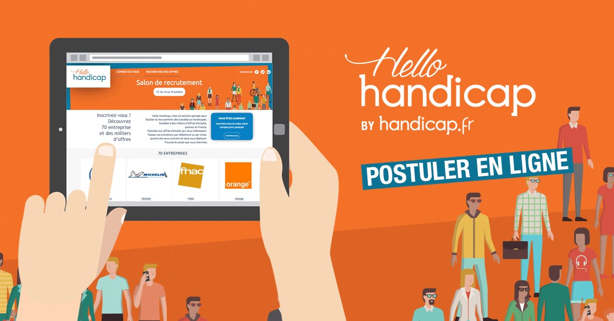 Hello handicap - recrutement en ligne en avril 2022
