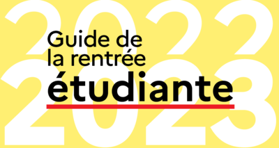 Guide de la rentrée étudiante 2022-2023