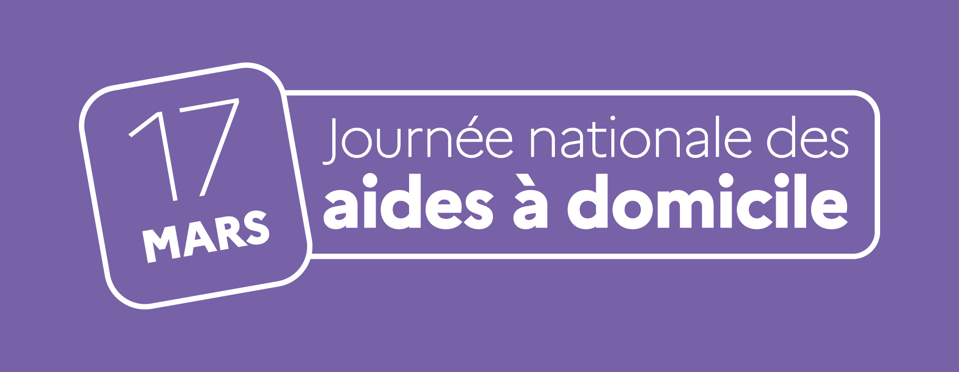 Logo 17 mars - Journée nationale des aides à domicile