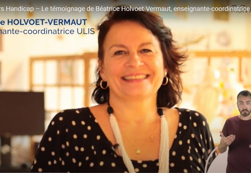 Béatrice Holvoet-Vermaut- enseignante-coordinatrice ULIS