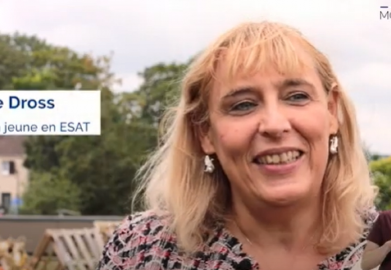Photo de Nathalie Dross, mère d'Axel en ESAT